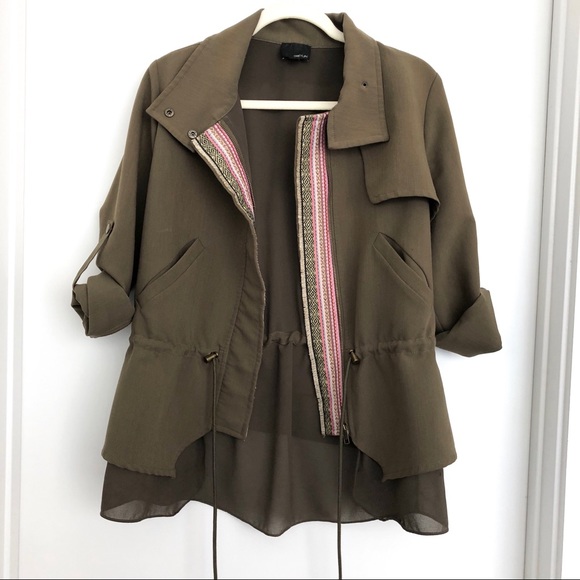 Greylin Jackets & Blazers - 💥 Greylin Green ⛰ Military Style Jacket sz M